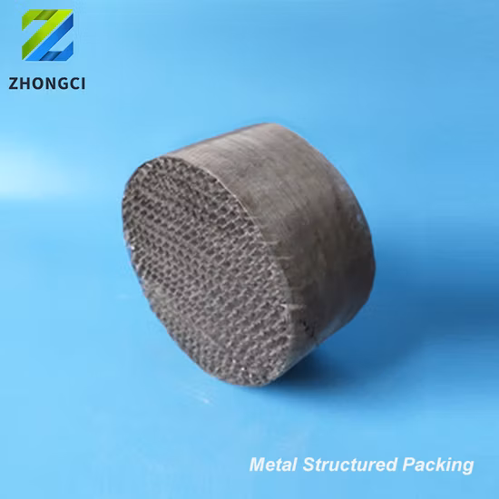 Нержавеющая сталь 316 для структурированной насадки из металлической проволочной сетки для очистки колонны сепарации и реактивной дистилляции